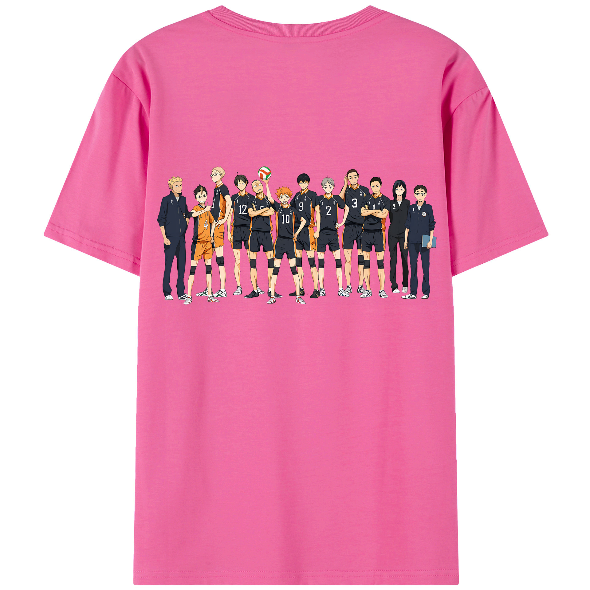 （画像用） ハイキュー!! Haikyu!! レディース半袖Tシャツ(バックプリント)
